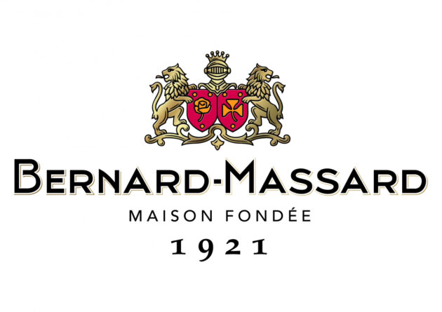 Bernard-Massard logo with a crest, two golden lions, and the words 'Maison Fondée 1921' beneath.